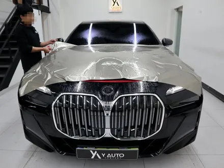 BMW 7시리즈 740d  투톤(듀오톤) 컬러 PPF 실내 PPF 시공 / 인천 연수구 송도동