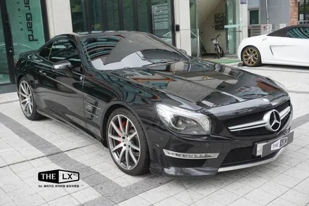 이제 더이상의 재시공은 없다! 인천 송도 썬팅 재시공 벤츠 SL63 블랙포스 장착을 위해 LX+퀀텀블랙 조합 썬팅시공완료 / 인천 연수구 송도동