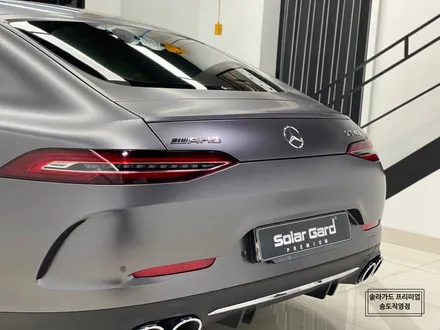 인천 랩핑 추천 벤츠 AMG GT43 반무광 사틴 다크 그레이로 시선강탈 카리스마!! / 인천 연수구 송도동