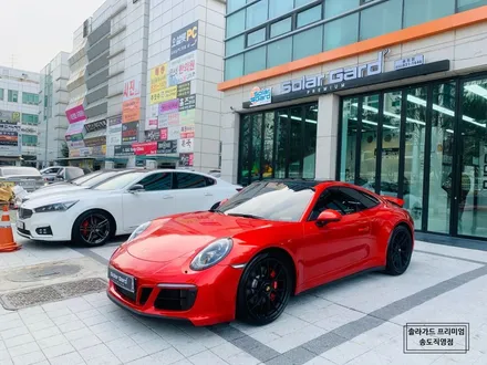 포르쉐 911 카레라 4GTS 드래곤파이어레드 전체랩핑으로 존재감 플렉스 해버렸지 뭐야!! / 인천 연수구 송도동