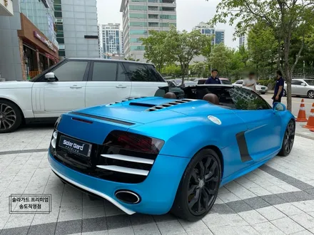 인천 랩핑 아우디 R8 스파이더 Satin Ocean Shimmer(사틴오션쉬머) 전체랩핑 퀄리티 최고! 새차뽑은줄!! / 인천 연수구 송도동