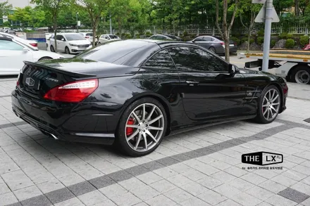 이제 더이상의 재시공은 없다! 인천 송도 썬팅 재시공 벤츠 SL63 블랙포스 장착을 위해 LX+퀀텀블랙 조합 썬팅시공완료 / 인천 연수구 송도동