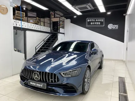 인천 벤츠 AMG GT43 전체랩핑(Gloss Glacier Gray)과 실내랩핑 잘하는 곳!! / 인천 연수구 송도동
