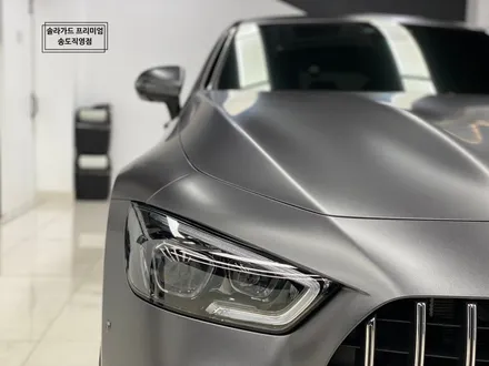 인천 랩핑 추천 벤츠 AMG GT43 반무광 사틴 다크 그레이로 시선강탈 카리스마!! / 인천 연수구 송도동