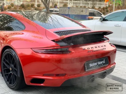 포르쉐 911 카레라 4GTS 드래곤파이어레드 전체랩핑으로 존재감 플렉스 해버렸지 뭐야!! / 인천 연수구 송도동