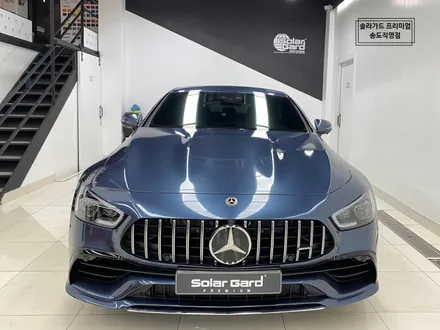 인천 벤츠 AMG GT43 전체랩핑(Gloss Glacier Gray)과 실내랩핑 잘하는 곳!! / 인천 연수구 송도동