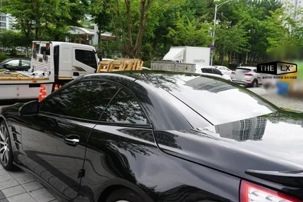 이제 더이상의 재시공은 없다! 인천 송도 썬팅 재시공 벤츠 SL63 블랙포스 장착을 위해 LX+퀀텀블랙 조합 썬팅시공완료 / 인천 연수구 송도동