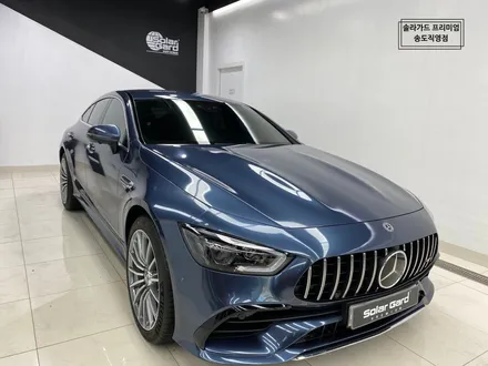 인천 벤츠 AMG GT43 전체랩핑(Gloss Glacier Gray)과 실내랩핑 잘하는 곳!! / 인천 연수구 송도동