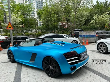 인천 랩핑 아우디 R8 스파이더 Satin Ocean Shimmer(사틴오션쉬머) 전체랩핑 퀄리티 최고! 새차뽑은줄!! / 인천 연수구 송도동