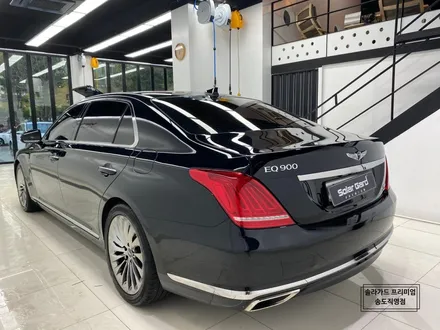 인천 랩핑 제네시스 EQ900 gloss glacier gray(유광 그레이셔 그레이) 시공퀄리티는 솔라가드 프리미엄 송도직영점이 최고!! / 인천 연수구 송도동