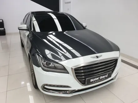 인천 랩핑 묵직한 고급미의 최고는 사틴블랙이지!! G80 전체 랩핑 시공후기 / 인천 연수구 송도동