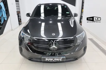 인천송도 벤츠 eqc 엠블럼 + 전면 그릴 크롬랩핑 / 더엘엑스 송도직영점 크롬죽이기 시공후기 / 인천 연수구 송도동