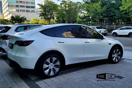 인천송도썬팅추천 테슬라 모델Y에 완벽한 필름은 더엘엑스LX네요!! 완전 멋짐 그 잡채!! / 인천 연수구 송도동