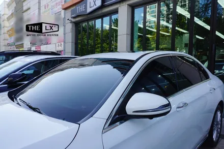 인천송도 썬팅추천업체!! 벤츠 E250 틴팅도 역시 THE LX 송도직영점에서 깔끔하게 시공 완료!! / 인천 연수구 송도동