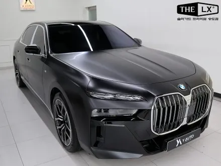 인천 송도 BMW 740i 사틴블랙 전체 랩핑 무광랩핑 비포에프터 / 인천 연수구 송도동