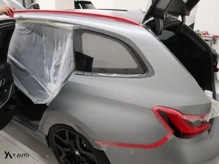 BMW 340i 투어링 다이노매트 전체 무광 PPF 시공 / 인천 연수구 송도동