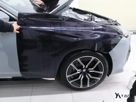 BMW 740i 블루 벨벳 전체 컬러 PPF로 이미지 대변신 / 인천 연수구 송도동