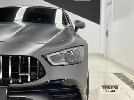 인천 랩핑 추천 벤츠 AMG GT43 반무광 사틴 다크 그레이로 시선강탈 카리스마!! / 인천 연수구 송도동