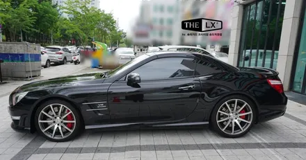 이제 더이상의 재시공은 없다! 인천 송도 썬팅 재시공 벤츠 SL63 블랙포스 장착을 위해 LX+퀀텀블랙 조합 썬팅시공완료 / 인천 연수구 송도동