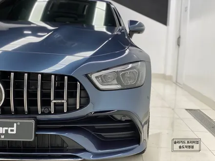 인천 벤츠 AMG GT43 전체랩핑(Gloss Glacier Gray)과 실내랩핑 잘하는 곳!! / 인천 연수구 송도동
