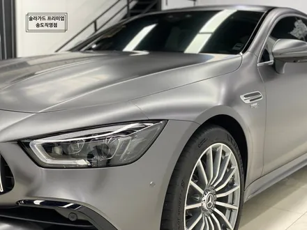 인천 랩핑 추천 벤츠 AMG GT43 반무광 사틴 다크 그레이로 시선강탈 카리스마!! / 인천 연수구 송도동