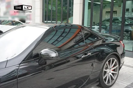 이제 더이상의 재시공은 없다! 인천 송도 썬팅 재시공 벤츠 SL63 블랙포스 장착을 위해 LX+퀀텀블랙 조합 썬팅시공완료 / 인천 연수구 송도동