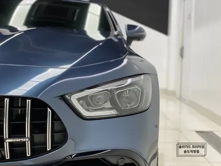 인천 벤츠 AMG GT43 전체랩핑(Gloss Glacier Gray)과 실내랩핑 잘하는 곳!! / 인천 연수구 송도동