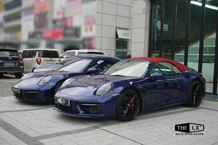 인천송도 포르쉐 911 카레라 4S 썬팅재시공으로 선택한 필름은? 반사필름의 끝판왕, 보그 색감 최고네~~ / 인천 연수구 송도동