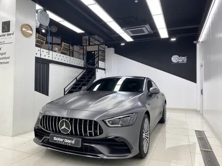 인천 랩핑 추천 벤츠 AMG GT43 반무광 사틴 다크 그레이로 시선강탈 카리스마!! / 인천 연수구 송도동