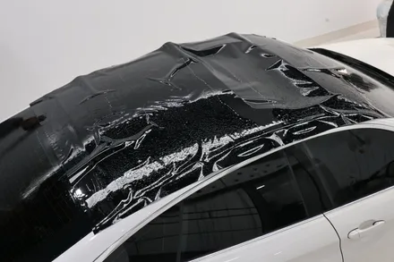 인천 랩핑 추천 솔라가드 프리미엄 송도직영점 BMW 420I 탑폴리에 루프스킨 / 인천 연수구 송도동