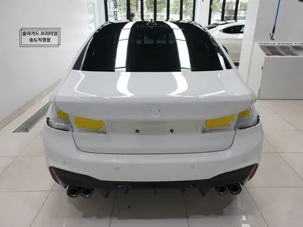 인천 랩핑 잘하는 곳 솔라가드 프리미엄 송도직영점 BMW 550d 사틴블랙 전체랩핑 시공후기 / 인천 연수구 송도동