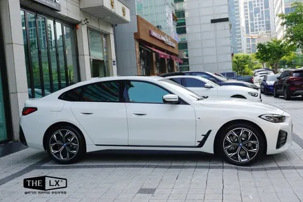 인천송도 BMW i4 자동차 썬팅추천 THE LX 솔라가드프리미엄 퀀텀 틴팅시공후기!! / 인천 연수구 송도동
