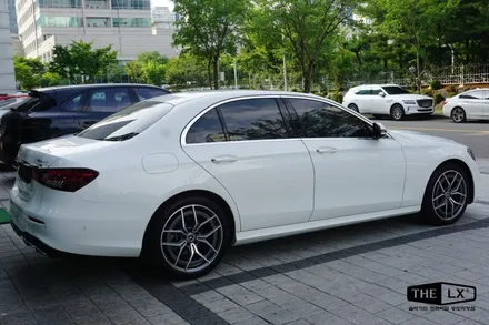 인천송도 벤츠 E220d 자동차썬팅추천! 이제 처음에 한번 제대로 시공 후 틴팅재시공하지마세요~ / 인천 연수구 송도동