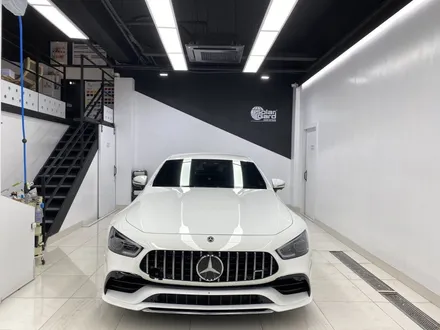 인천 랩핑 추천 벤츠 AMG GT43 반무광 사틴 다크 그레이로 시선강탈 카리스마!! / 인천 연수구 송도동