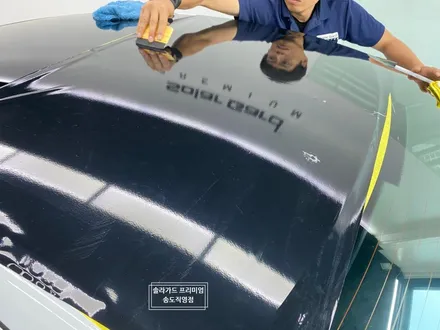 인천 송도 랩핑 아우디 A6 3M 루프스킨시공으로 부족한 곳을 세련되게 변화주기!! (솔라가드 프리미엄 송도직영점) / 인천 연수구 송도동