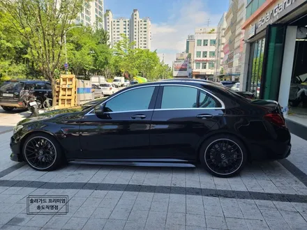 인천 랩핑, PPF 시공후기 벤츠 C63의 고급스러운 변신! PPF시공과 크롬죽이기 랩핑 시공 후기 (솔라가드 프리미엄 송도직영점) / 인천 연수구 송도동