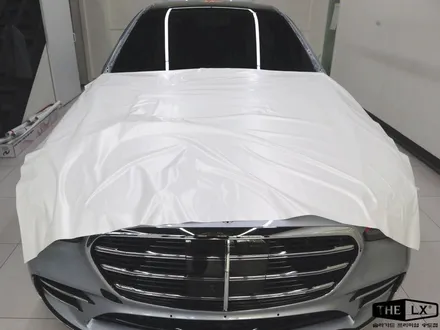 벤츠 S500 4matic 세라믹 화이트 전체 랩핑 시공! / 인천 연수구 송도동