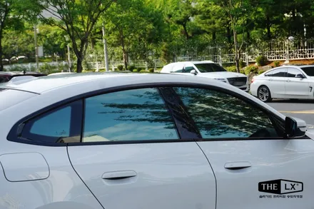 인천송도 BMW i4 자동차 썬팅추천 THE LX 솔라가드프리미엄 퀀텀 틴팅시공후기!! / 인천 연수구 송도동