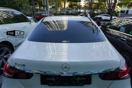 인천송도 썬팅추천업체!! 벤츠 E250 틴팅도 역시 THE LX 송도직영점에서 깔끔하게 시공 완료!! / 인천 연수구 송도동