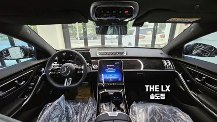 인천 벤츠 S클래스 S500 액티브 엠비언트, 4D부메스터, 천장 부메스터 스피커, 피아노라커트림 교체 시공 / 인천 연수구 송도동
