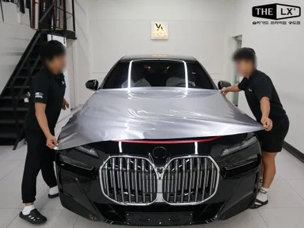 BMW 740D 투톤랩핑 듀오톤랩핑 블랙 실버 / 인천 연수구 송도동