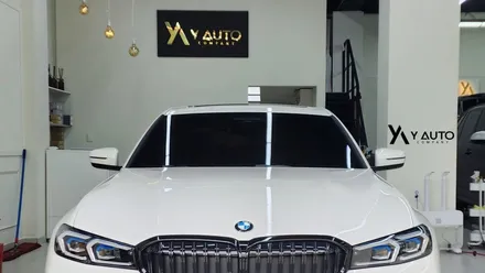BMW 320D 티타늄 썬팅으로 완성된 프리미엄 드라이브 - 인천송도 와이오토 시공후기 / 인천 연수구 송도동