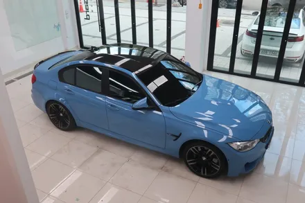 bmw m3_틴팅 재시공 LX, 퀀텀 블랙 8 / 인천 연수구 송도동