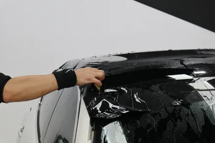 인천 랩핑 추천 솔라가드 프리미엄 송도직영점 BMW 420I 탑폴리에 루프스킨 / 인천 연수구 송도동
