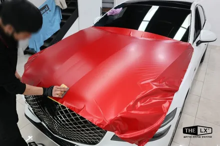 G80 전체랩핑, 아직도 고민만하시나요? 3M satin smoldering red (사틴 스모더링 레드)로 새로태어났어요. / 인천 연수구 송도동