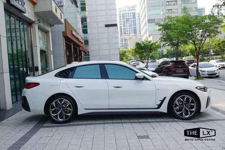 인천송도 BMW i4 자동차 썬팅추천 THE LX 솔라가드프리미엄 퀀텀 틴팅시공후기!! / 인천 연수구 송도동