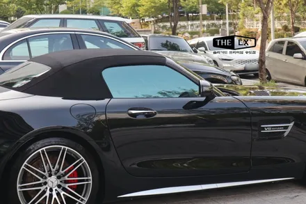 솔라가드 퀀텀 썬팅 필름 장점? 벤츠 AMG GT C 로드스터 시공후기 / 인천 연수구 송도동