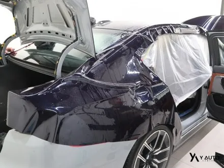 BMW 740i 블루 벨벳 전체 컬러 PPF로 이미지 대변신 / 인천 연수구 송도동