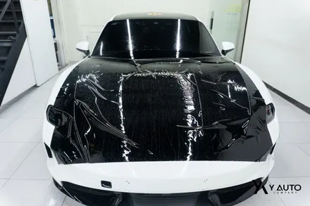 송도 컬러 PPF 추천, 포르쉐 타이칸 GTS 블랙 PPF 전체 시공 / 인천 연수구 송도동