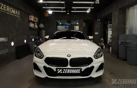 BMW Z4 이노즈텍 미드나잇그린 고광택 랩핑 시공[인천 제로맥스] / 인천 남동 구월동